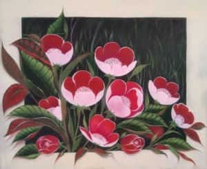 Beautiful Painting of Pink Flowers