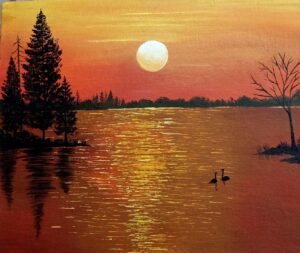 Sunset at Lake